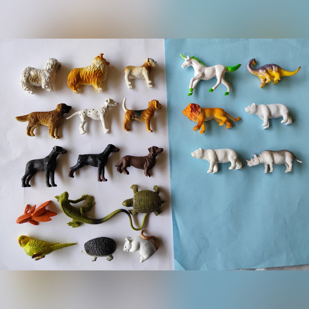 Safari Ltd & Misc Miniature Animal Figures Lot of 21